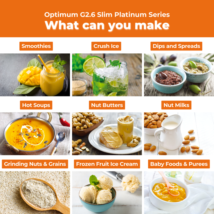 optimum g2.6 best blender for smoothies, smoothie maker - what you can make