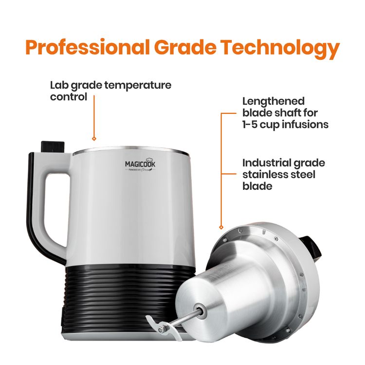 Magicook kitchen appliance with features highlighted on a white background