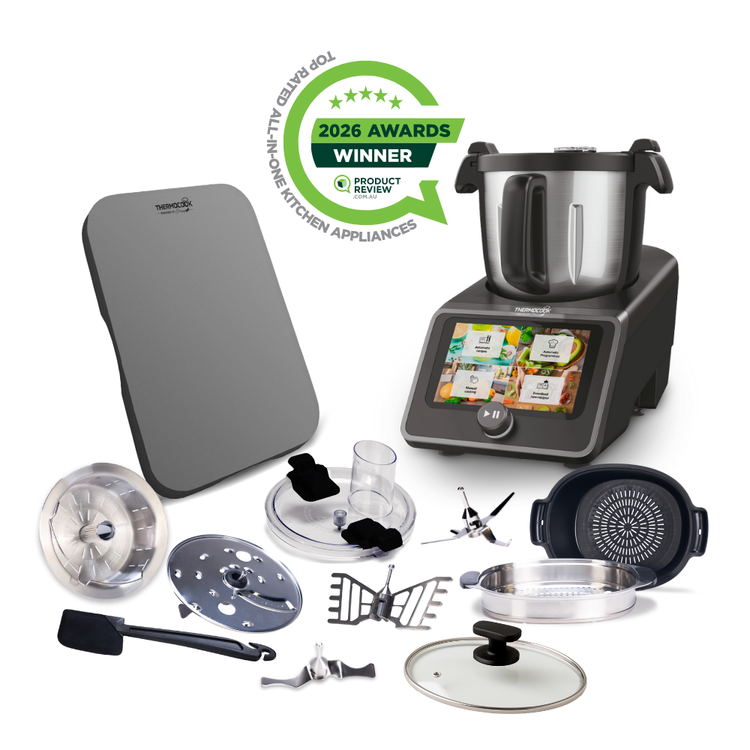 optimum thermocook pro m 3.0, best thermo cooker, thermomix competitor, magimix competition, all-in-one, multi cooker, sliding board