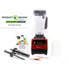 Thumbnail for froothie best high speed blender optimum 9200A award winner powerful 2611 watts, red