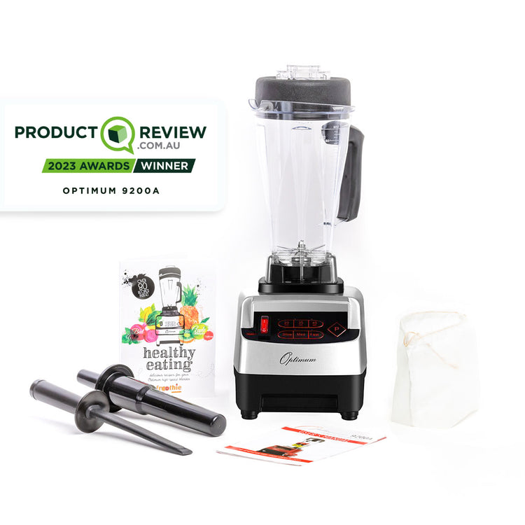 froothie best high speed blender optimum 9200A award winner powerful 2611 watts, silver