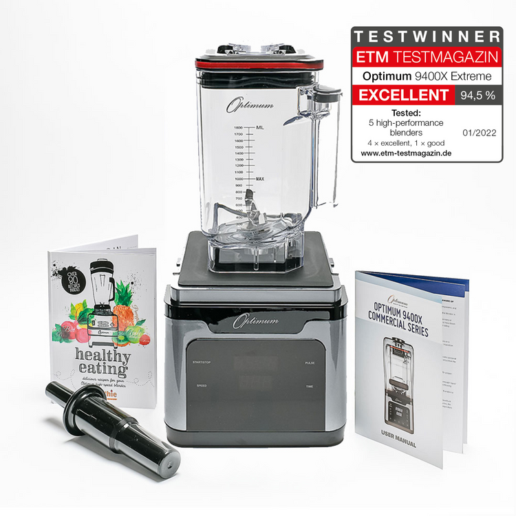Ex Demo - Optimum 9400X - Best Commercial Blender in Australia With Optional Sound Cover!